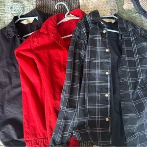 Boys Button Down Shirts - Set of 3